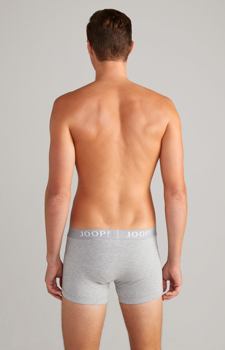 3er-Pack Fine Cotton-Stretch Boxer in Schwarz/Navy/Grau meliert