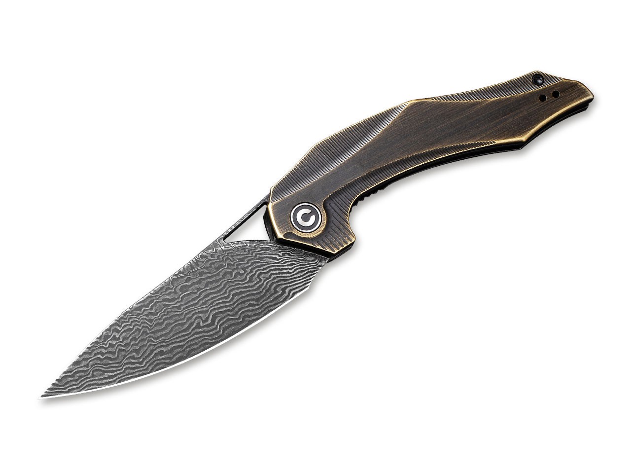 Plethiros Black Brass Damascus