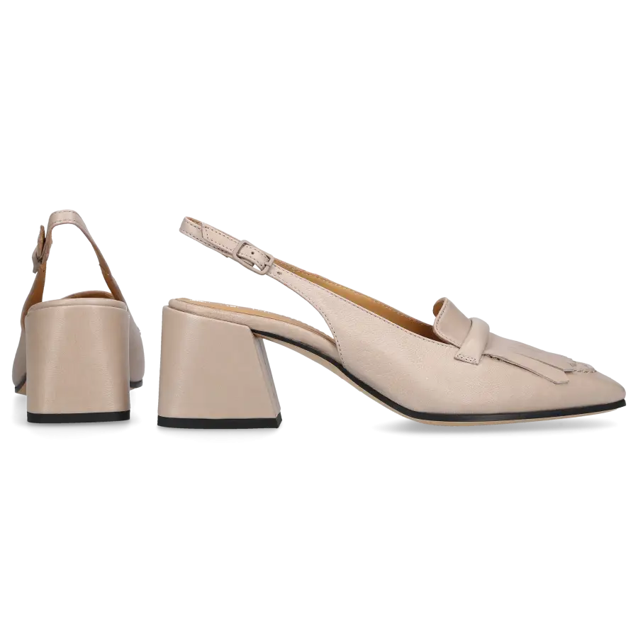 Pomme D`OR - Slingpumps 6065 Kalbsleder - grau