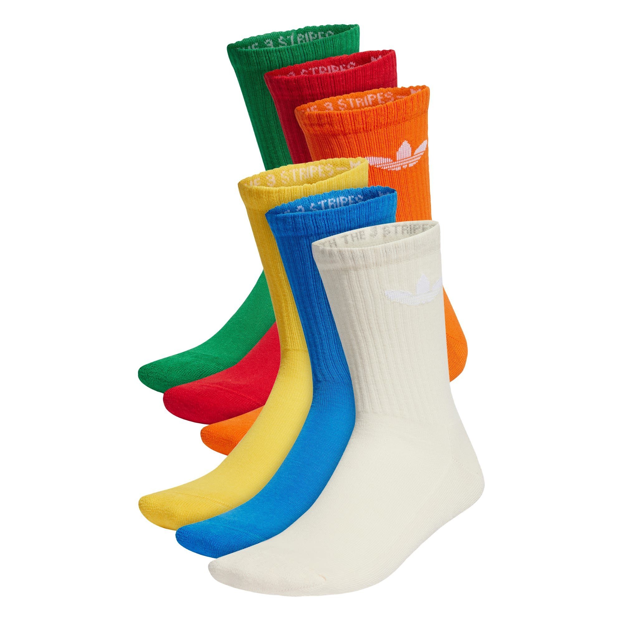 adidas Originals Sportsocken TREFOIL CUSHION CREW SOCKEN, 6 PAAR