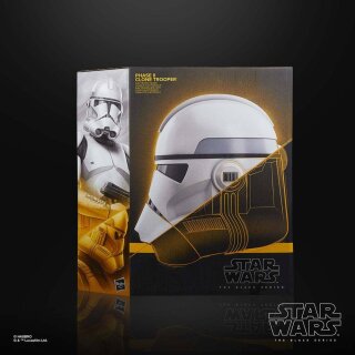 Star Wars: The Clone Wars - Black Series Elektronischer Helm Phase II: Clone Trooper