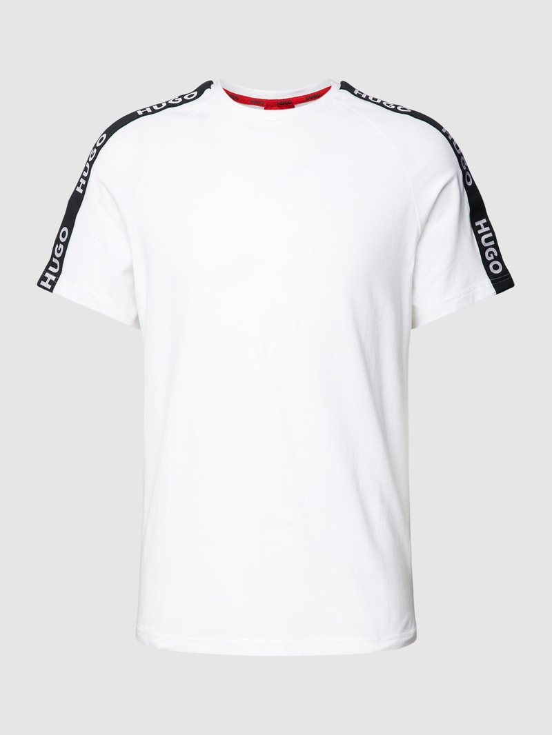 T-Shirt mit Rundhalsausschnitt in weiß