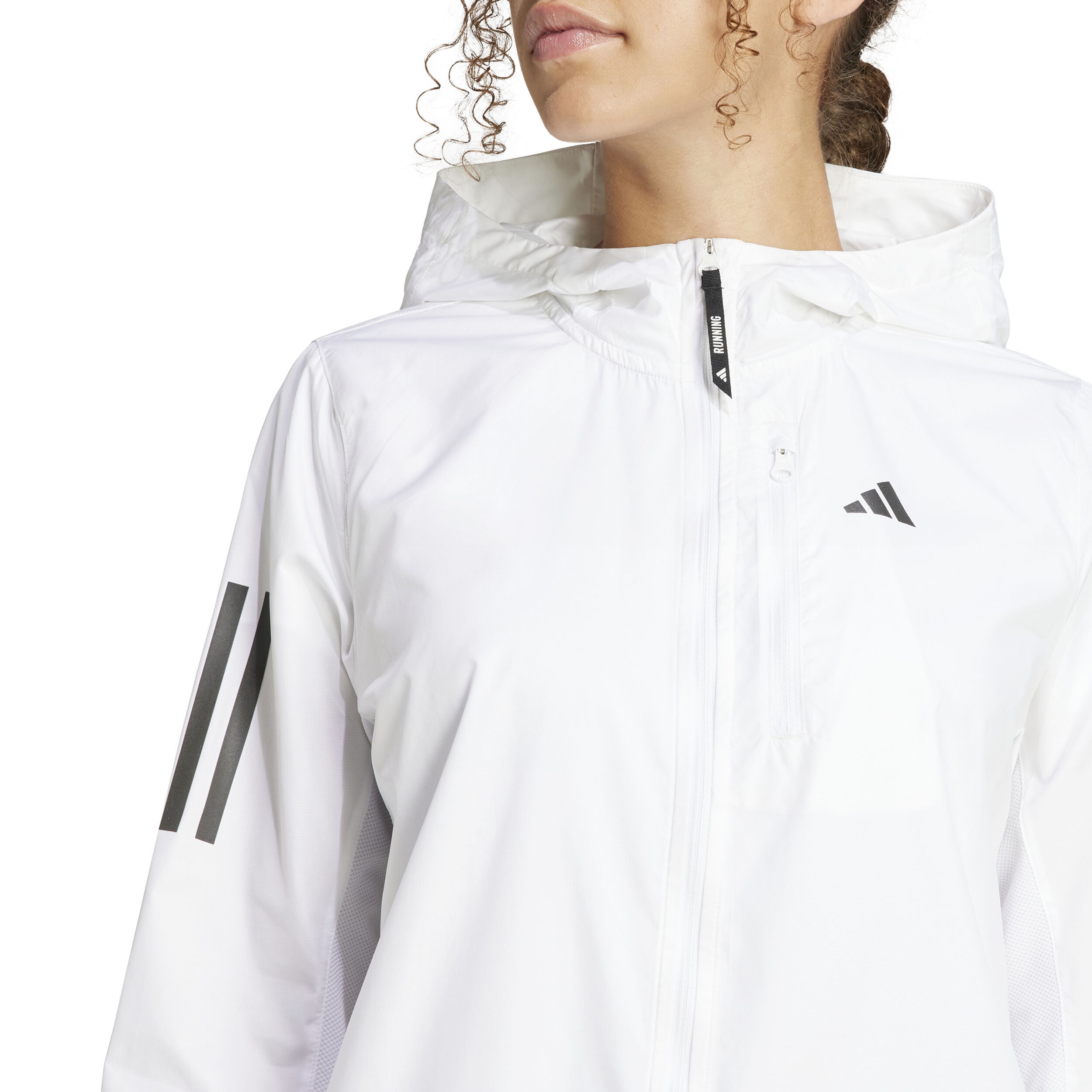 Own The Run B Jacket Laufjacke Damen - Weiß