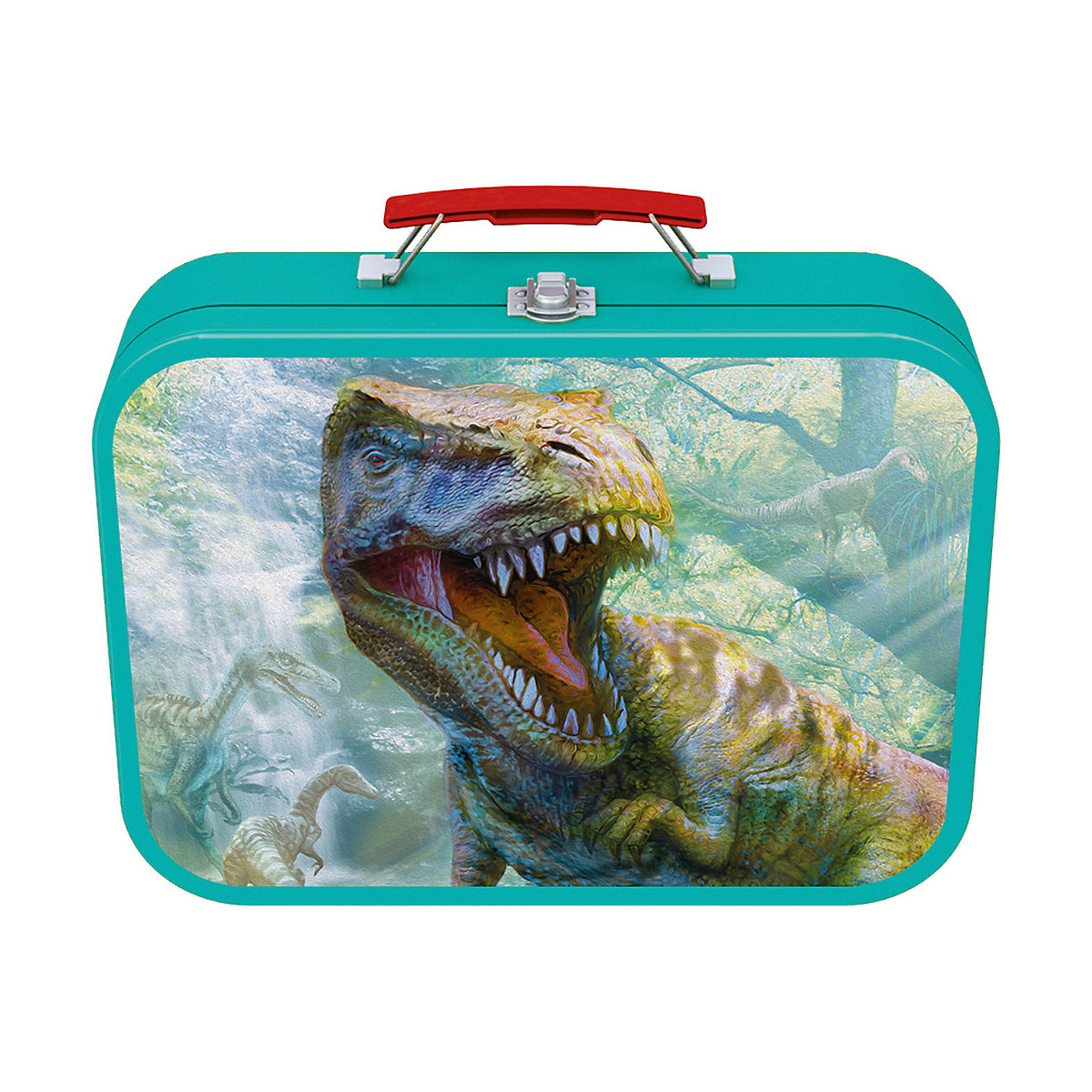Puzzlekoffer 2 x 60 + 2 x 100 Teile Dinos