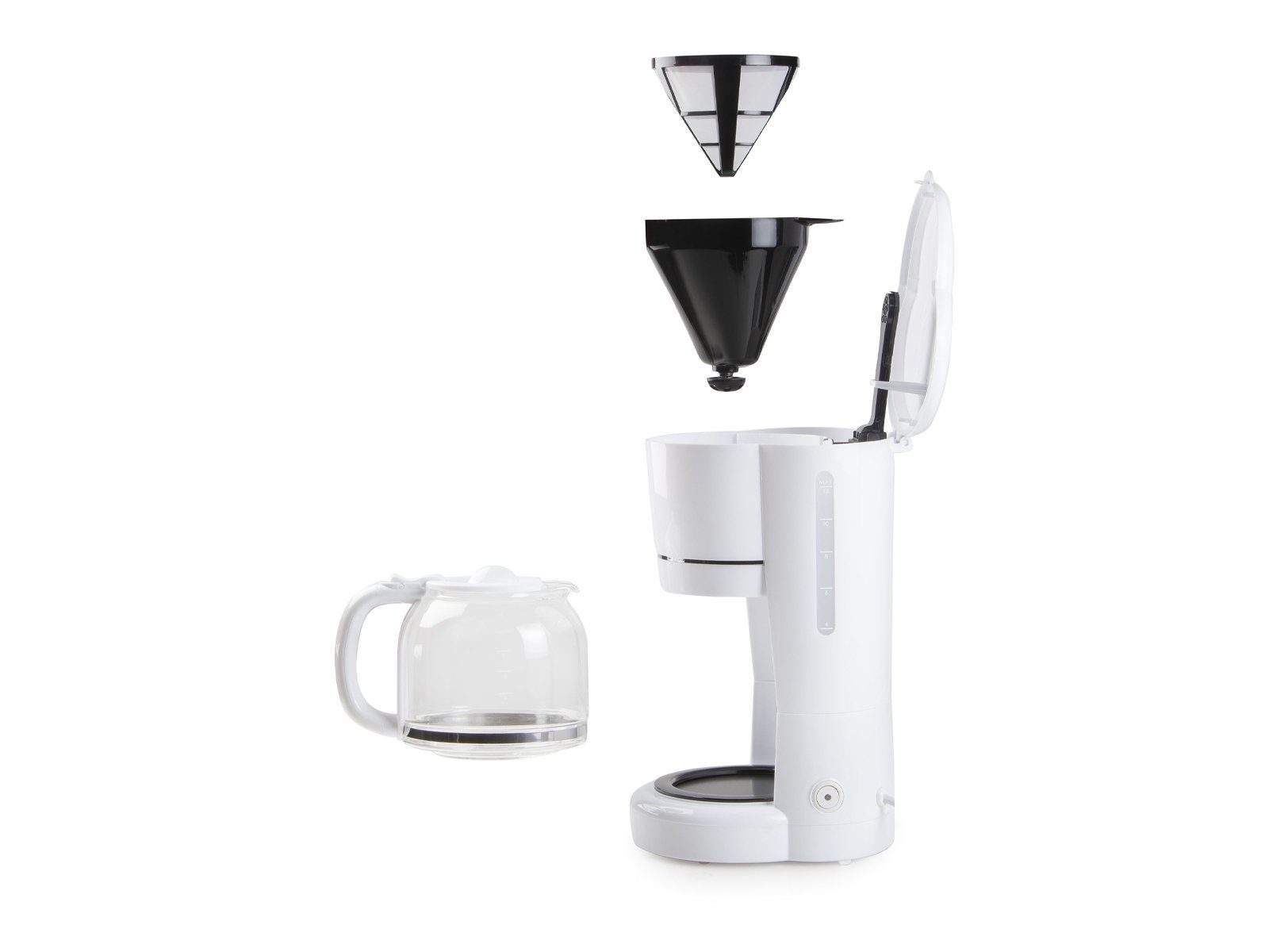 Setpoint Frühstücks-Set (3-tlg), Kabelloser Wasserkocher - kleiner Retro Toaster - Filterkaffeemaschine