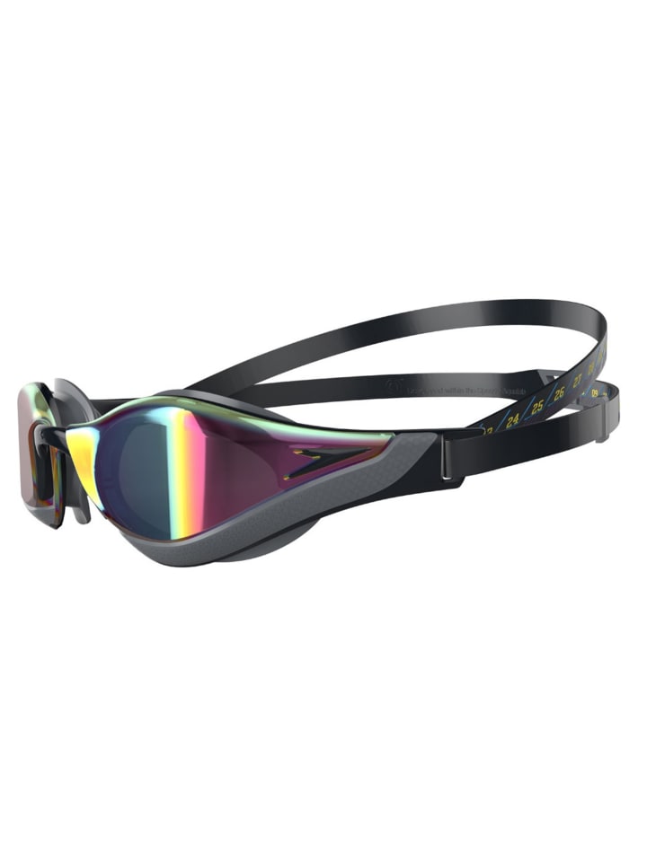 Speedo Schwimmbrille Fastskin Pure Focus Mirror in Schwarz-Grau günstig kaufen onesize