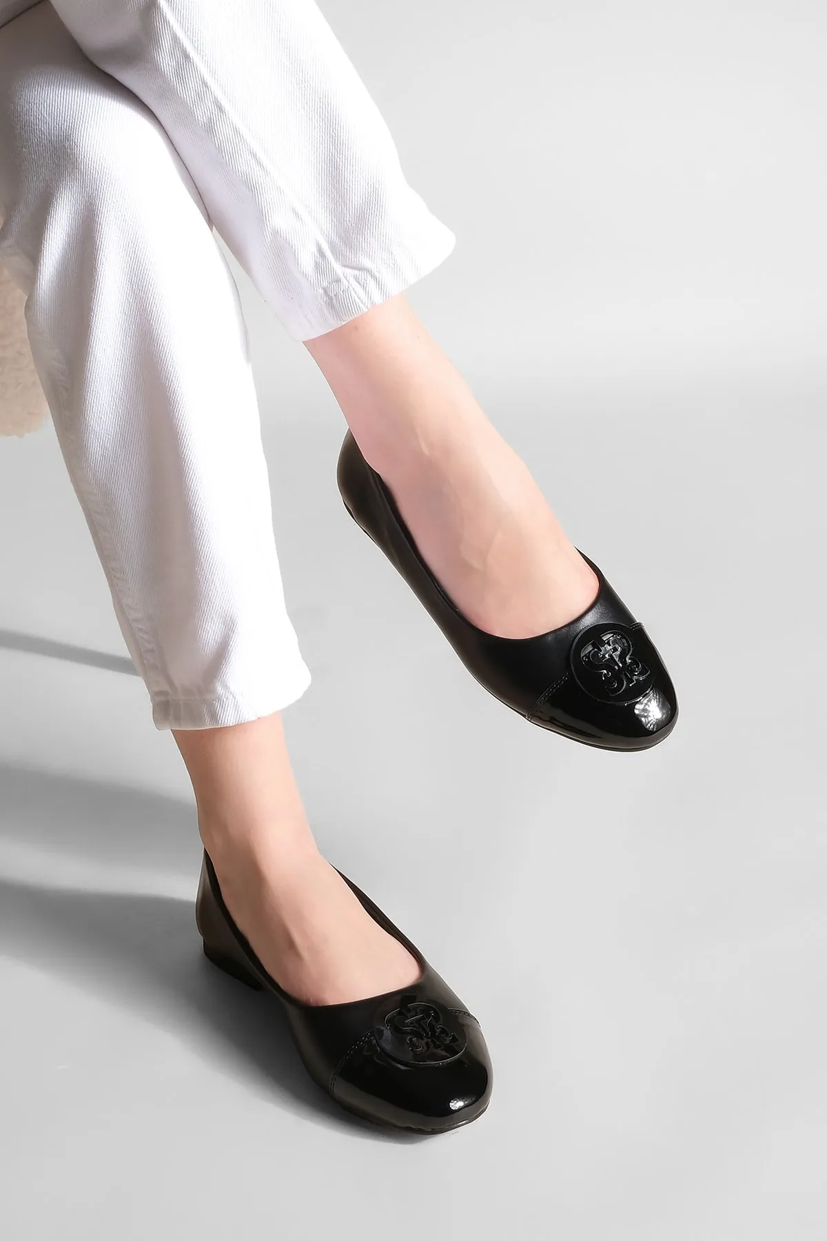 Marjin  Ballerina - Schwarz - Flacher Absatz