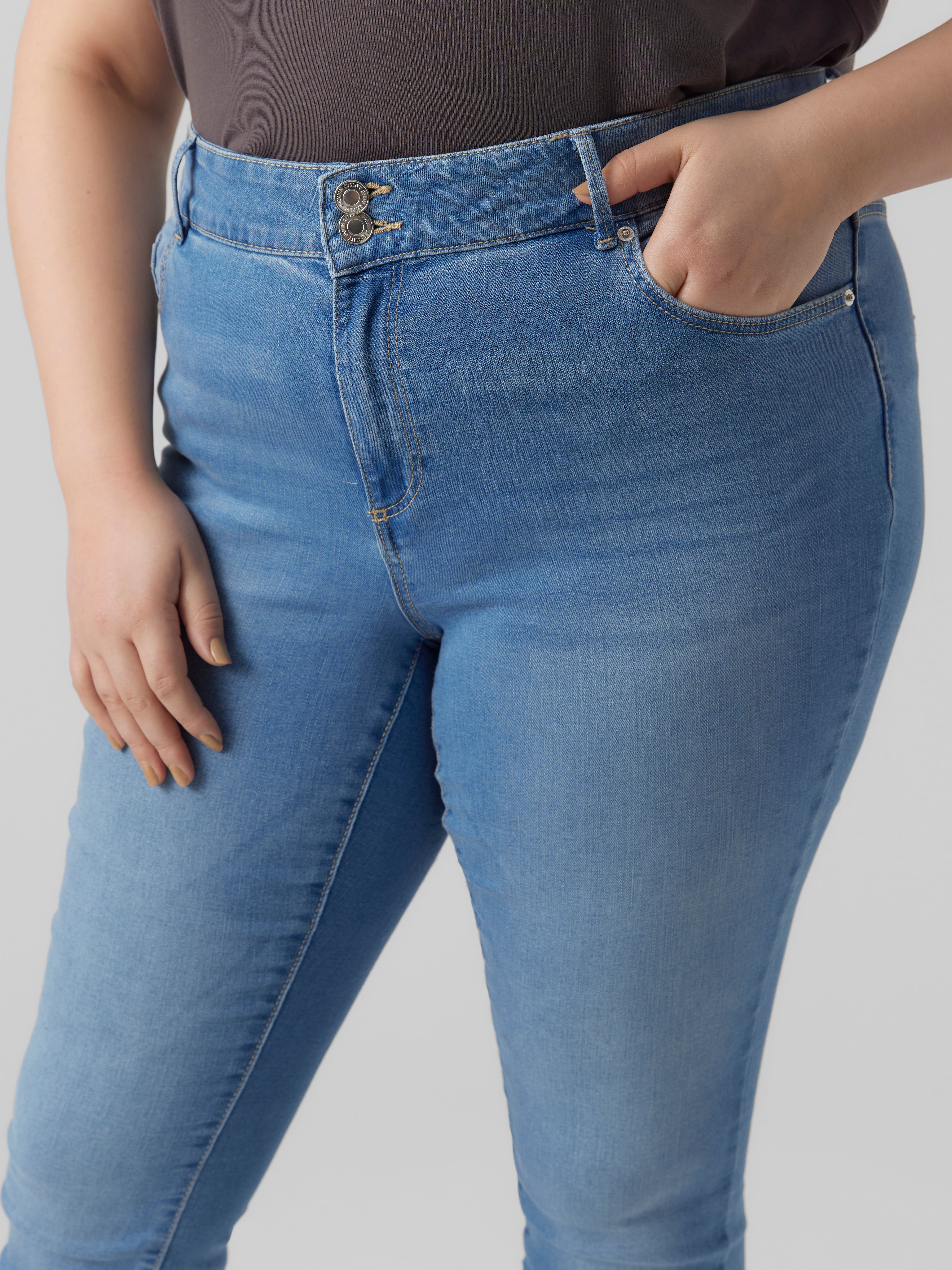 VMSOPHIA Hohe Taille Skinny Fit Jeans