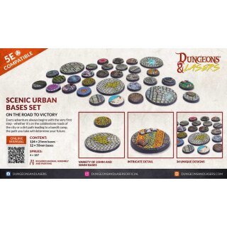 Dungeons & Lasers - Scenic Urban Bases Set