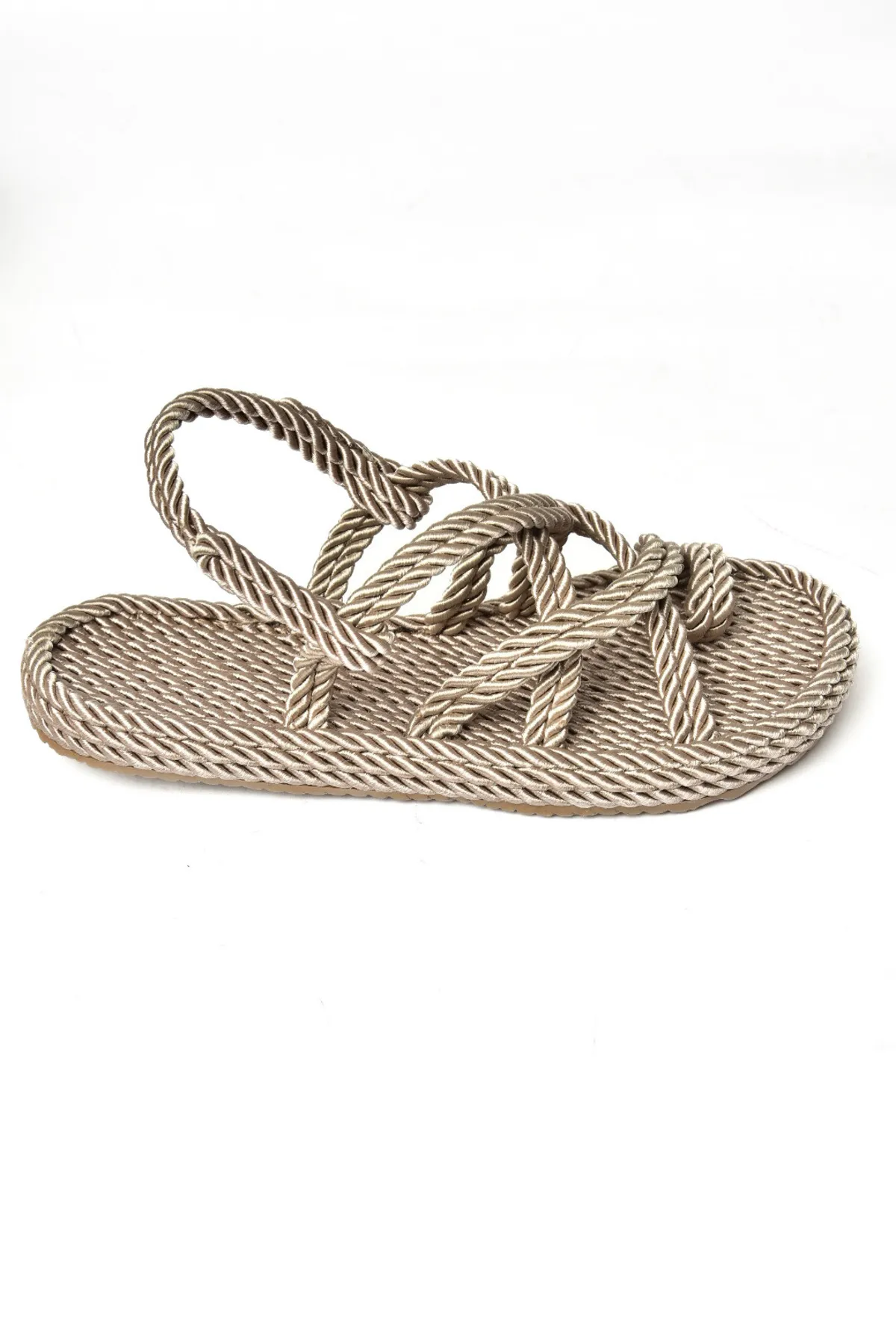 Fox Shoes  Nerzfarbene Damensandalen F470135104