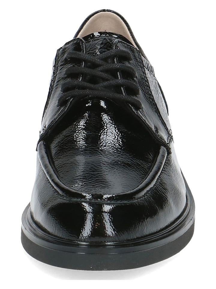 Caprice Leder-Schnürschuhe in Schwarz günstig kaufen