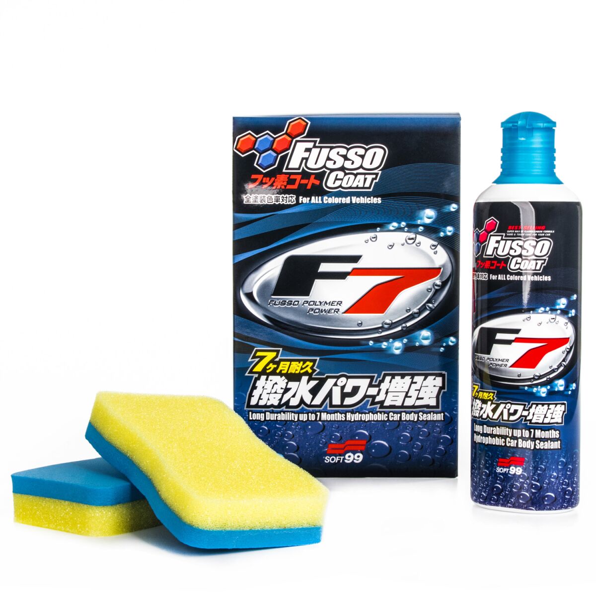 Soft99 Fusso Coat F7 All Colours flüssiges Autowachs 300ml