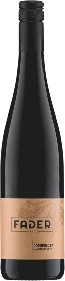 2021 Dornfelder halbtrocken - Weingut Fader