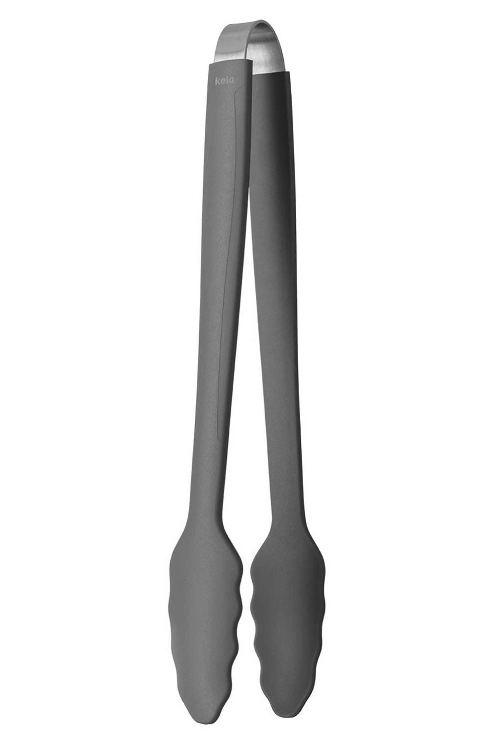 kela Auflaufform Universalzange TOM, Grau, B 8 cm, L 30 cm, Silikon