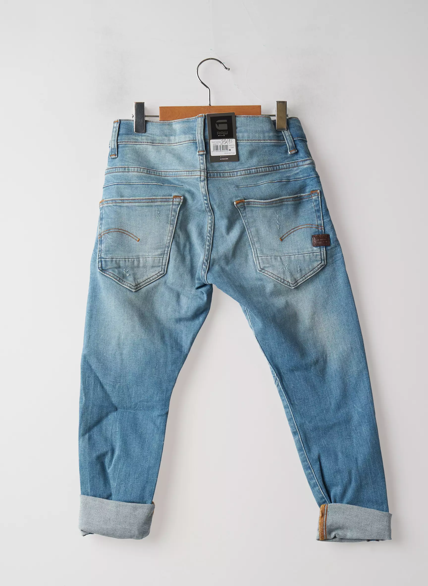 G Star Jeans Coupe Droite Garcon couleur bleu