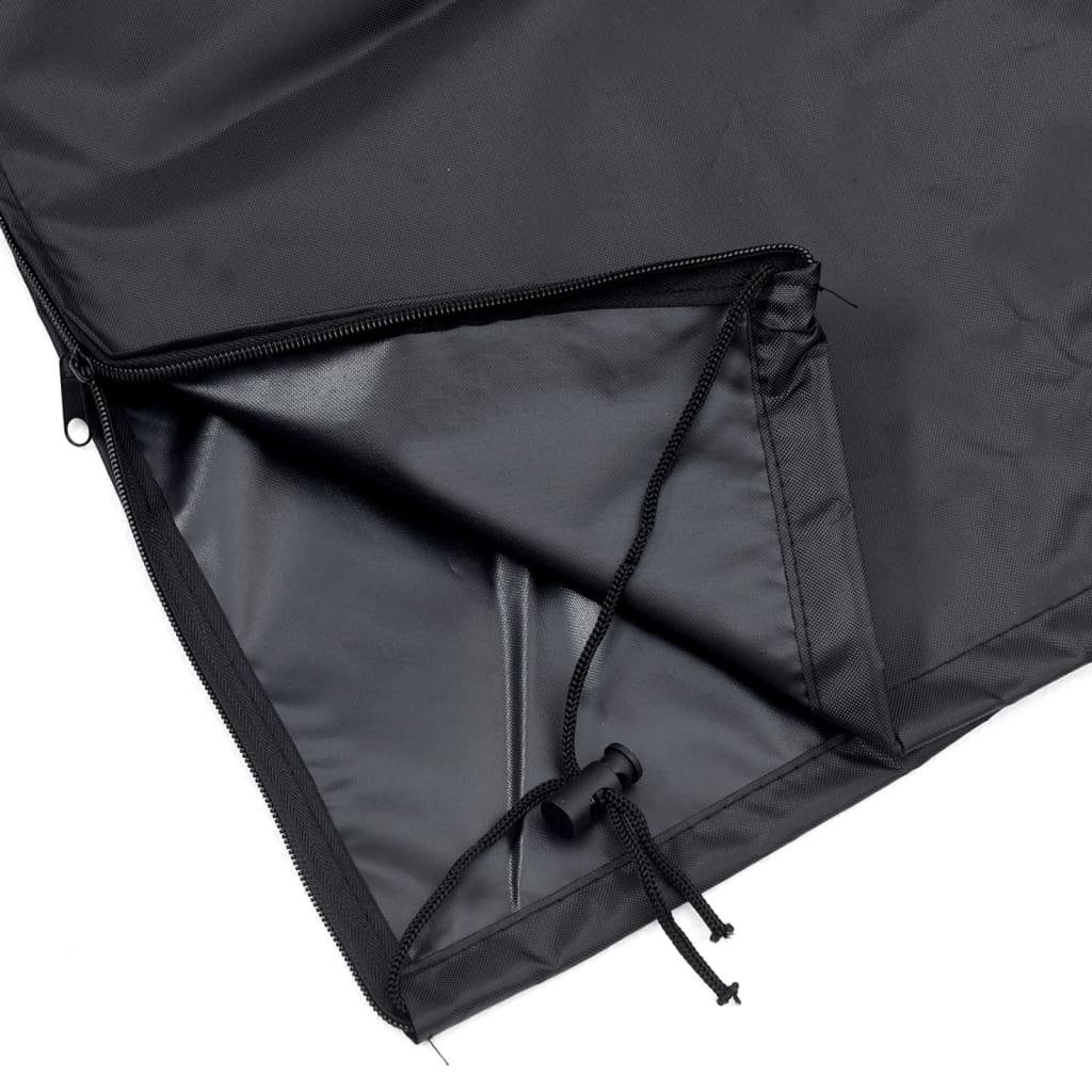 vidaXL Gartenmöbel-Schutzhülle Heizstrahler-Abdeckung Pyramidenform Schwarz 420D Oxford (1-St)