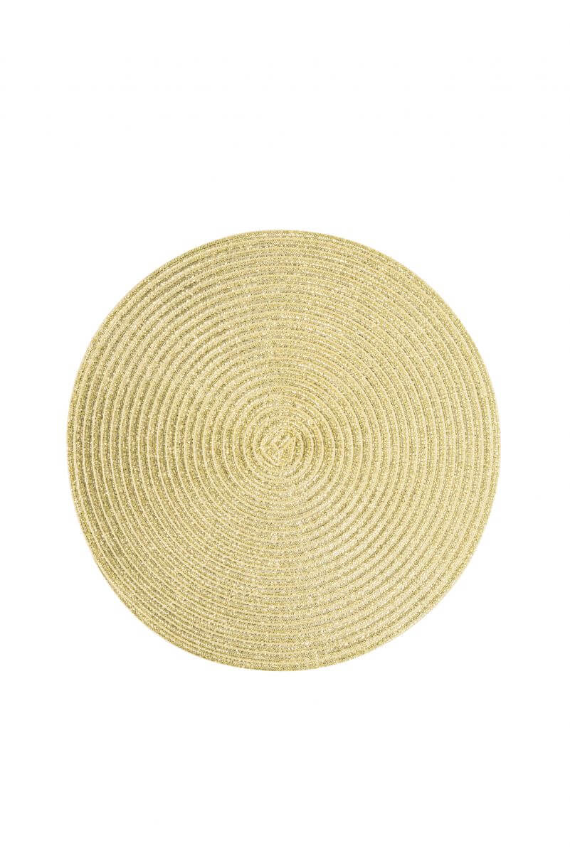 Peyer Tischset Trondheim Gold Ø 38 cm