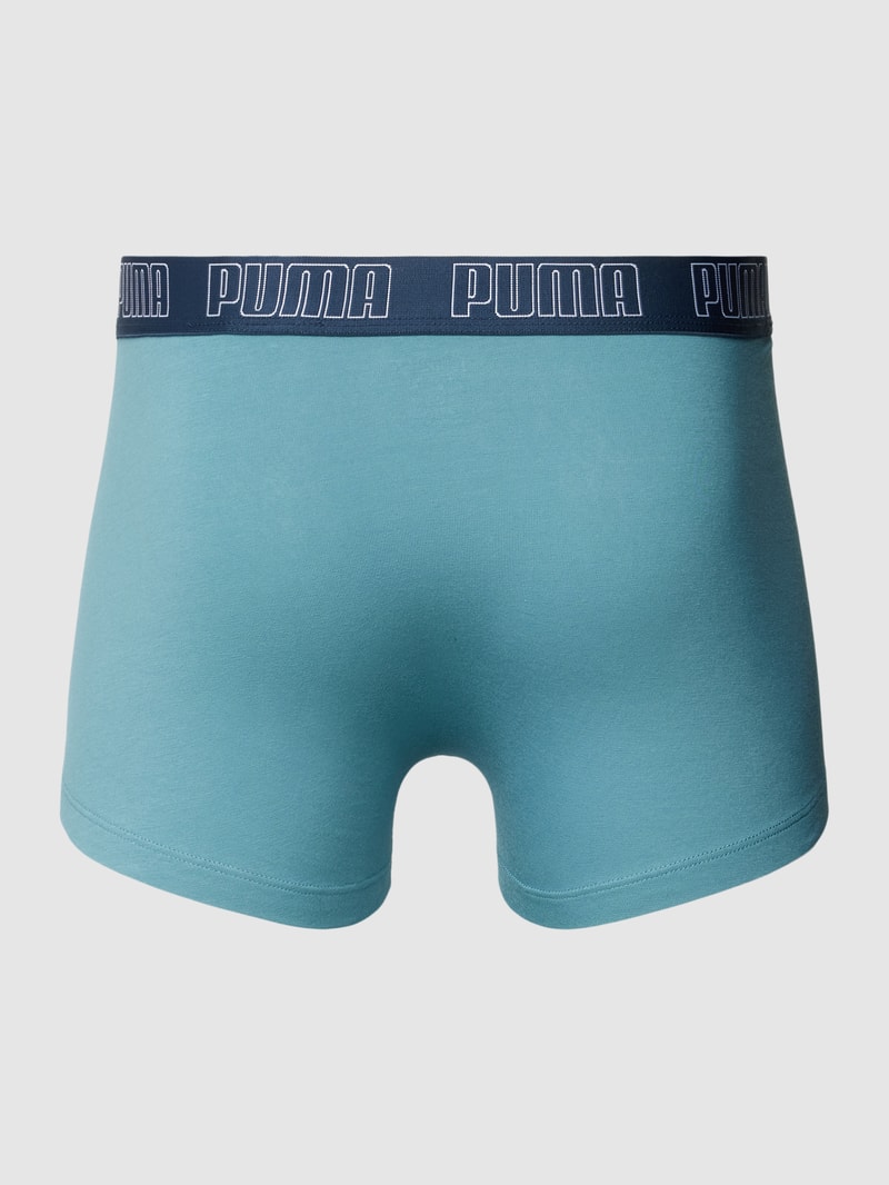Trunks mit Label-Stitching im 2er-Pack in rauchblau