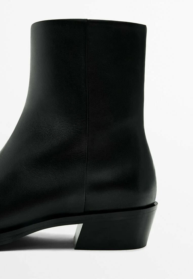 Massimo Dutti CON PUNTA CUADRADA - Botines