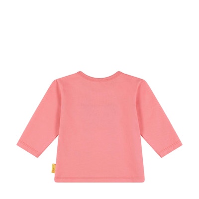 T-Shirt langarm, pink für Mädchen