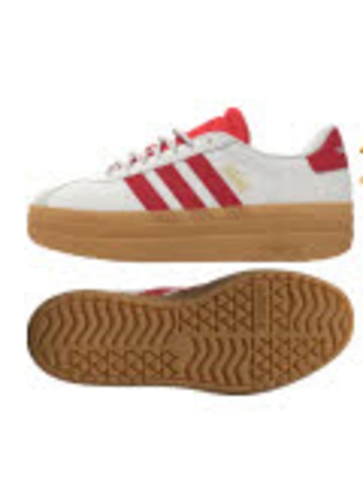 adidas Damen- Schnürschuhe VL COURT BOLD in Weiß günstig kaufen