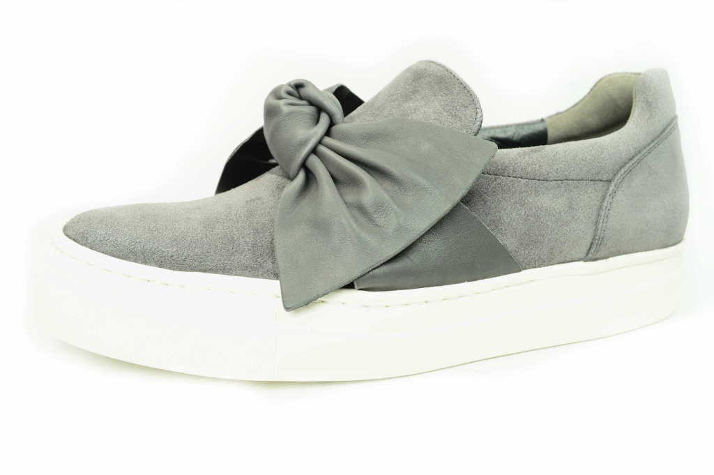 PAUL GREEN Klassische Slipper grau