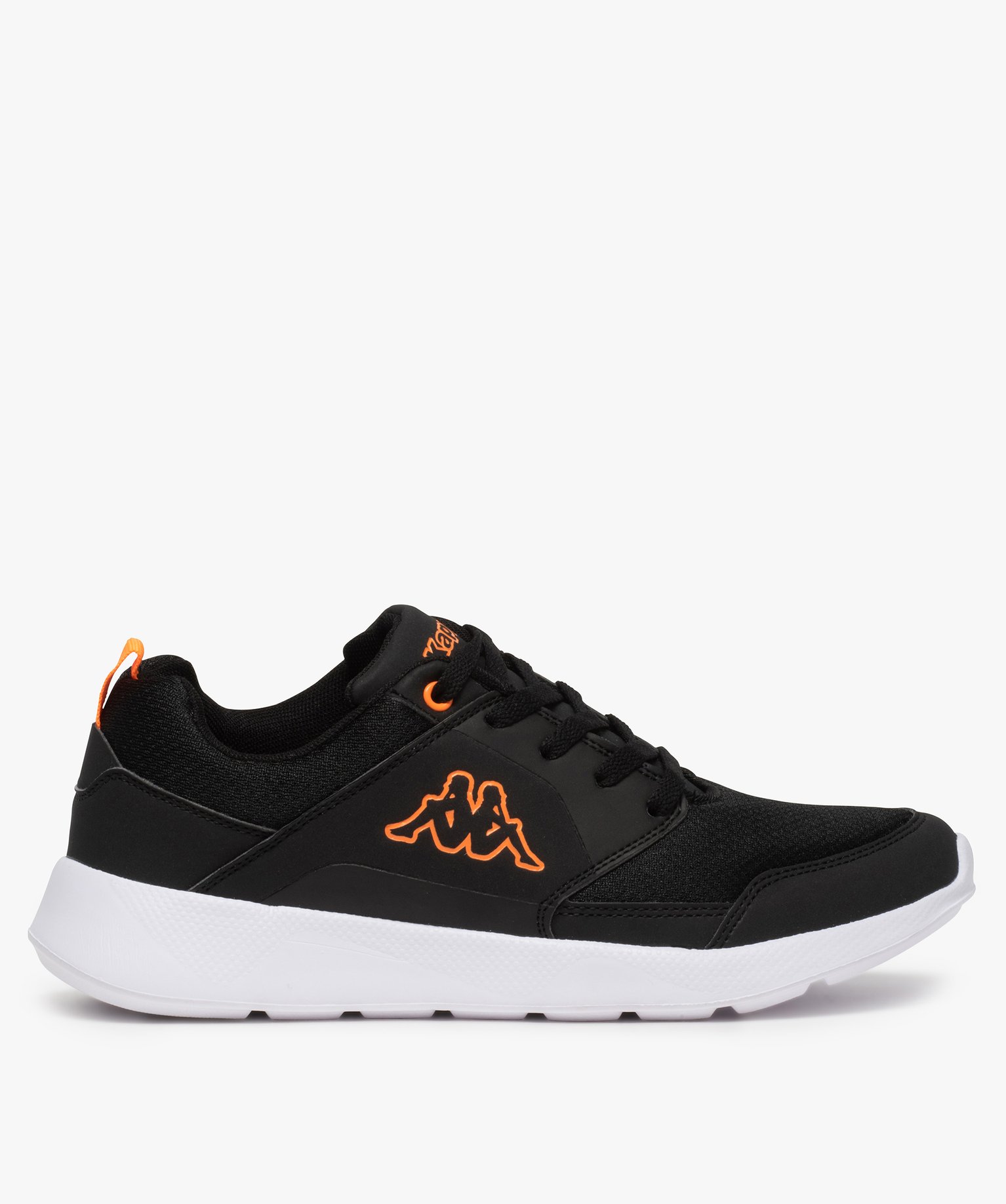 Baskets homme jogger dessus multi-matière - Kappa noir | GEMO