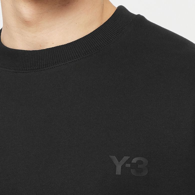 Y-3 French Terry Crew Sweater black