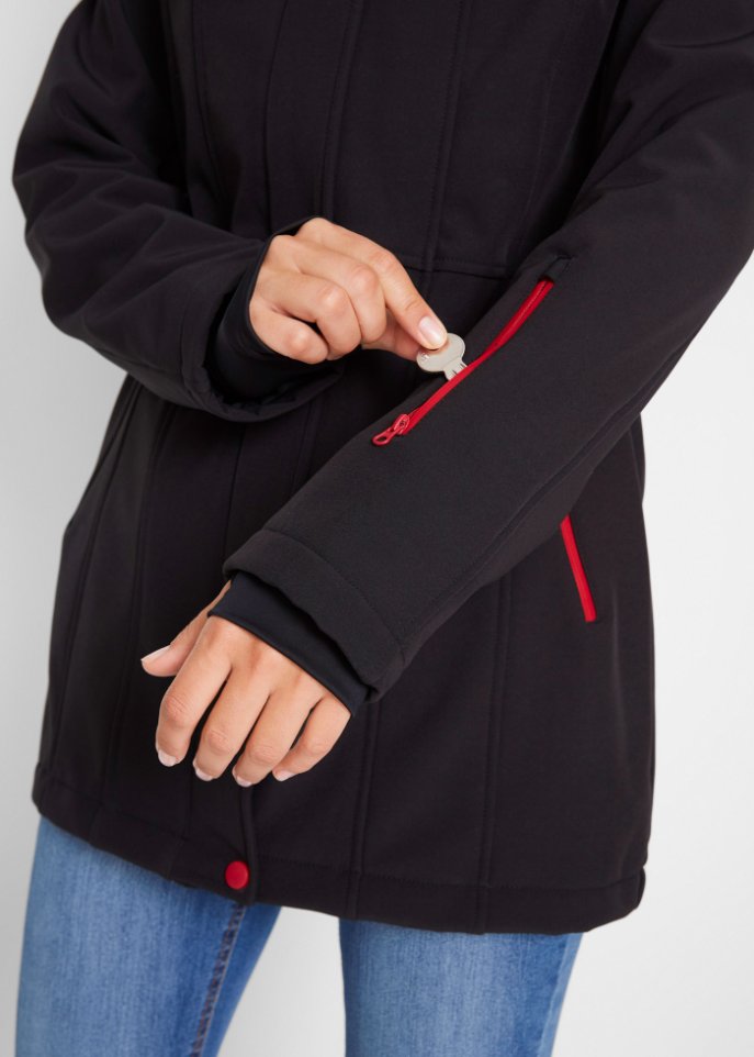 Stretch-Softshell-Longjacke