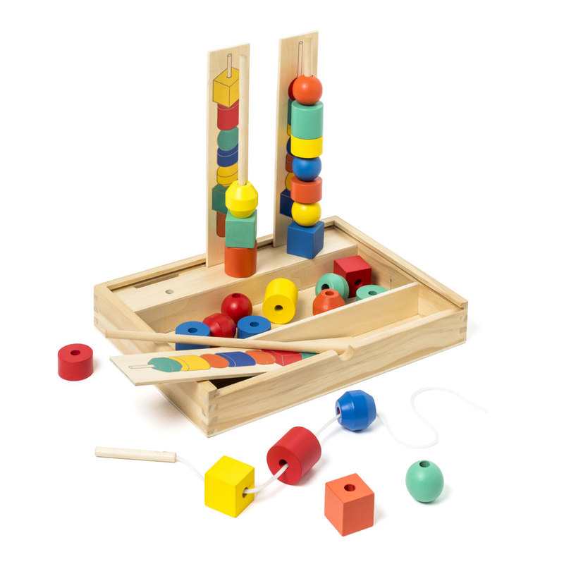 Jeux de perles en bois éducatif Oxybul