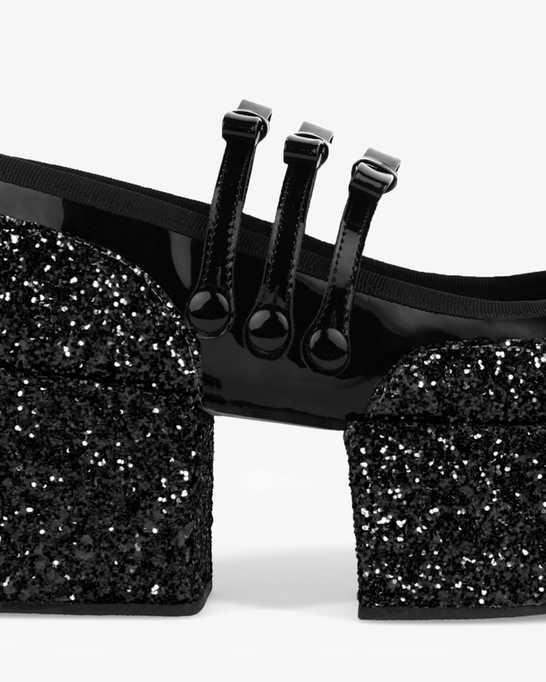 REPETTO x NOIR KEI NINOMIYA - Glitter platform Mary Janes