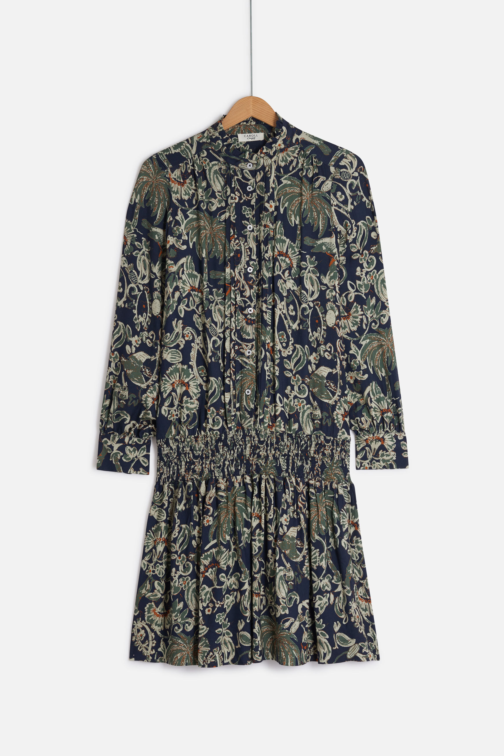 robe sybil bleu marine femme