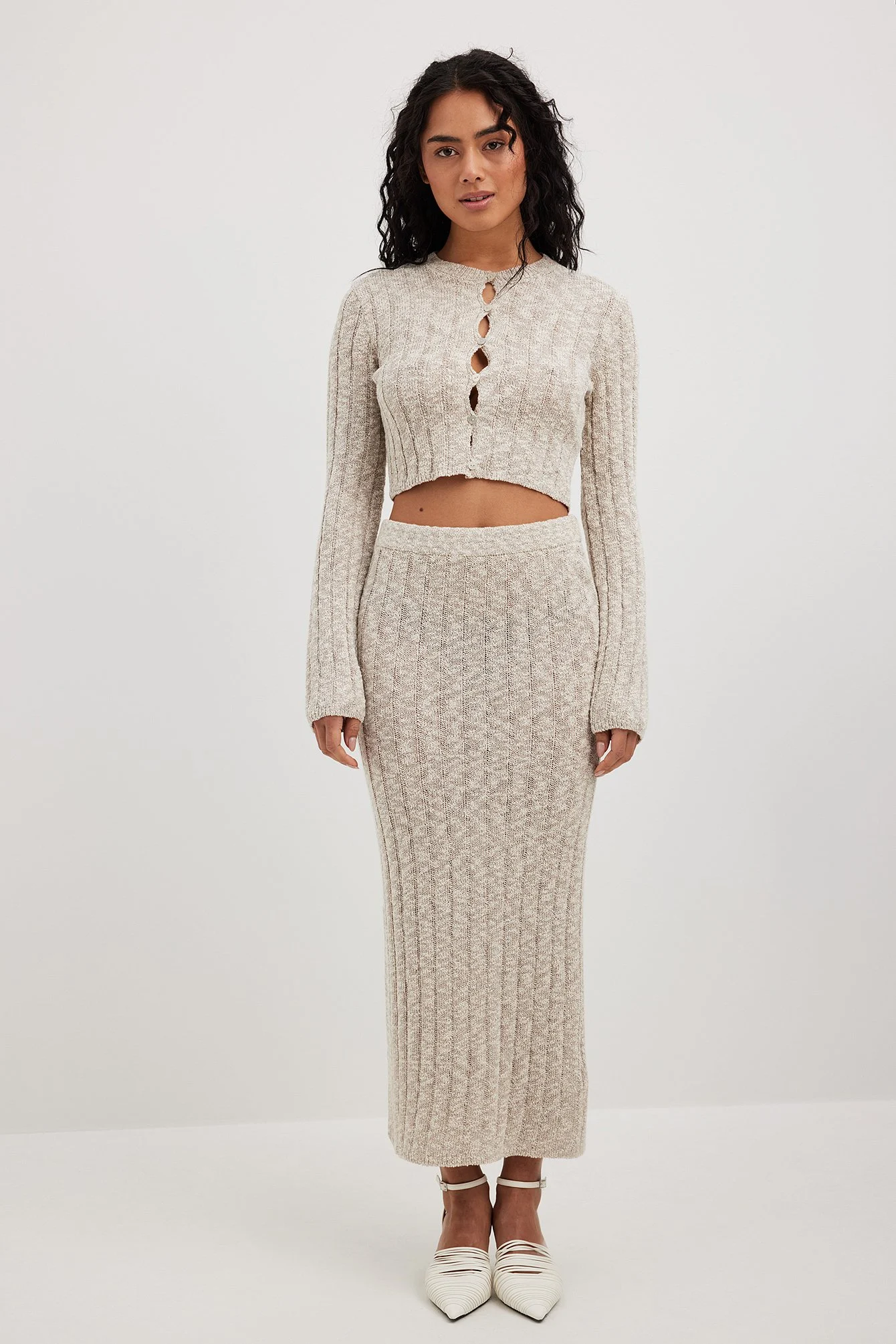 Kurzer Strickcardigan