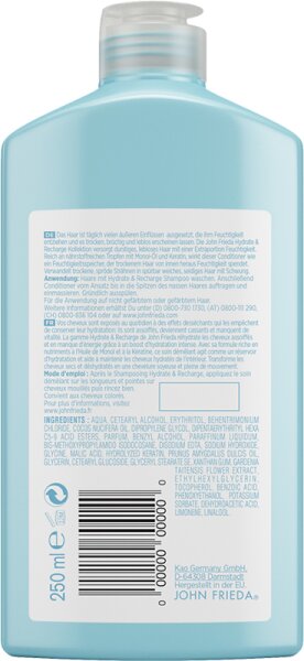 John Frieda Hydrate & Recharge Conditioner