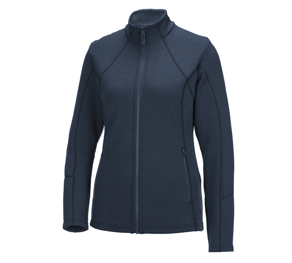 e.s. Funktions Sweatjacke melange, Damen