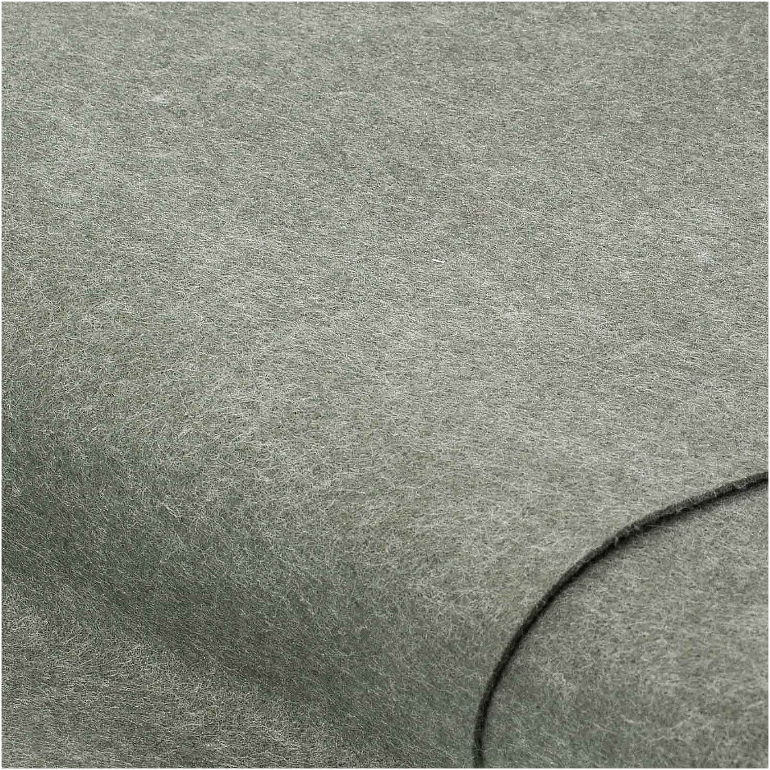 Filz, Stärke 2 mm, grau-melange