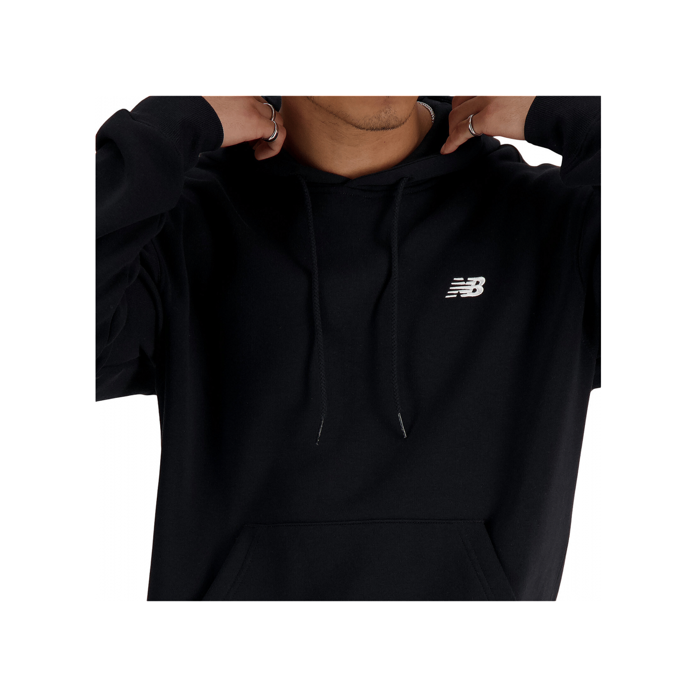 New Balance Sport Essentials Fleece Hoody Schwarz FBK