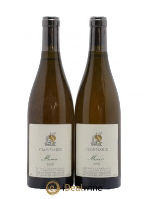 Languedoc Clos Marie Manon Christophe Peyrus et Françoise Julien  2005 - Lot de 2 Bouteilles
