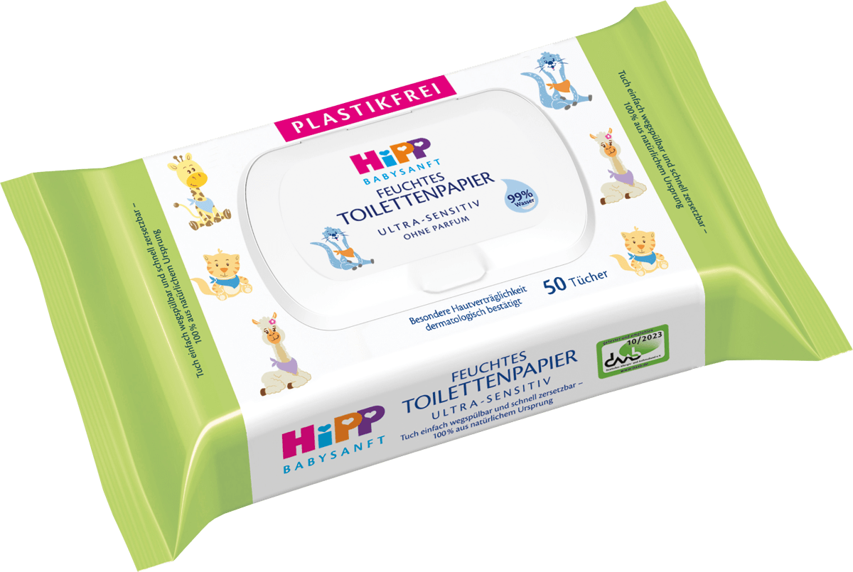 Feuchte Toilettentücher ultra sensitiv, 50 St