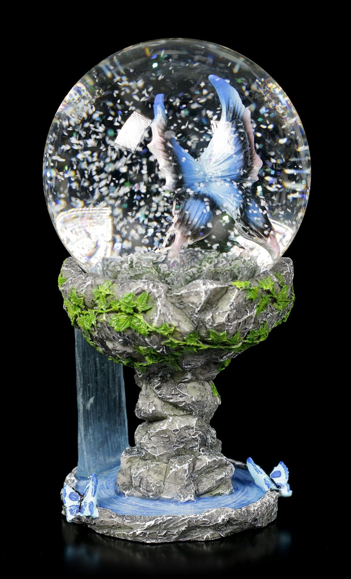 Figuren Shop GmbH Fantasy-Figur Elfen Schneekugel - Immortal Flight by Anne Stokes - Fantasy Deko