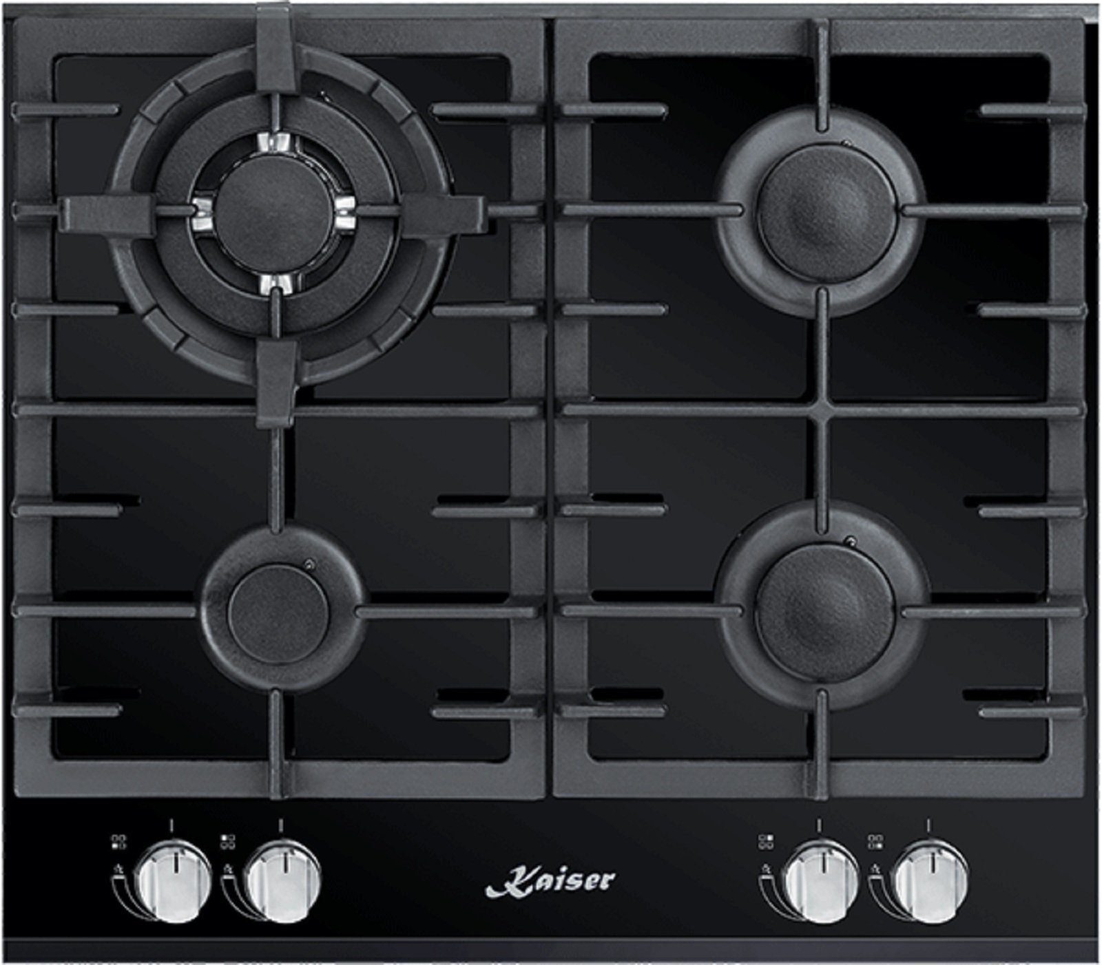 Kaiser Küchengeräte Backofen-Set Eh 6323+KCG 6380, Elektro Backofen,10 Funktionen,79 L+Einbau Gaskochfeld 60cm