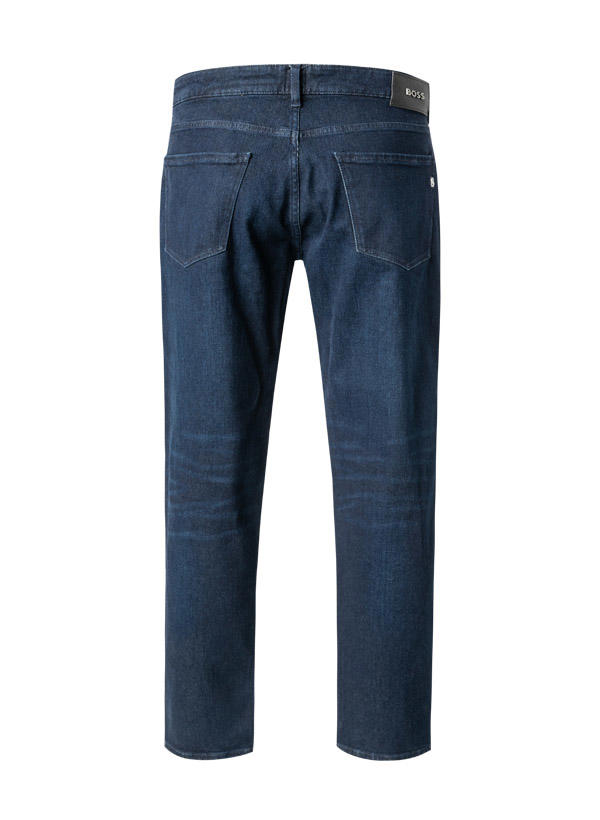 BOSS Black, Jeans, Regular Fit, Baumwolle T400®, navy