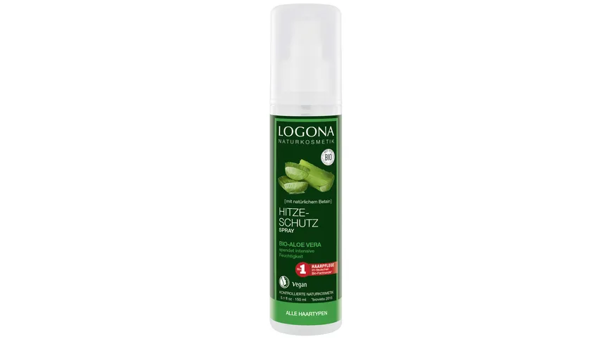 LOGONA Feuchtigkeit Hitzeschutz Spray Bio-Aloe Vera 150 ml