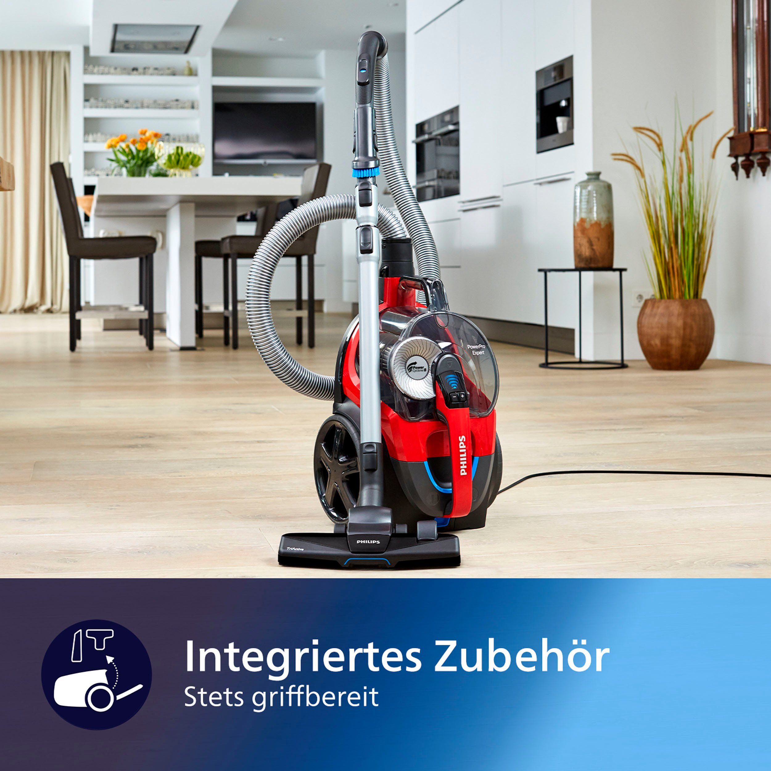 Philips Bodenstaubsauger FC9729/09, 900 W, beutellos