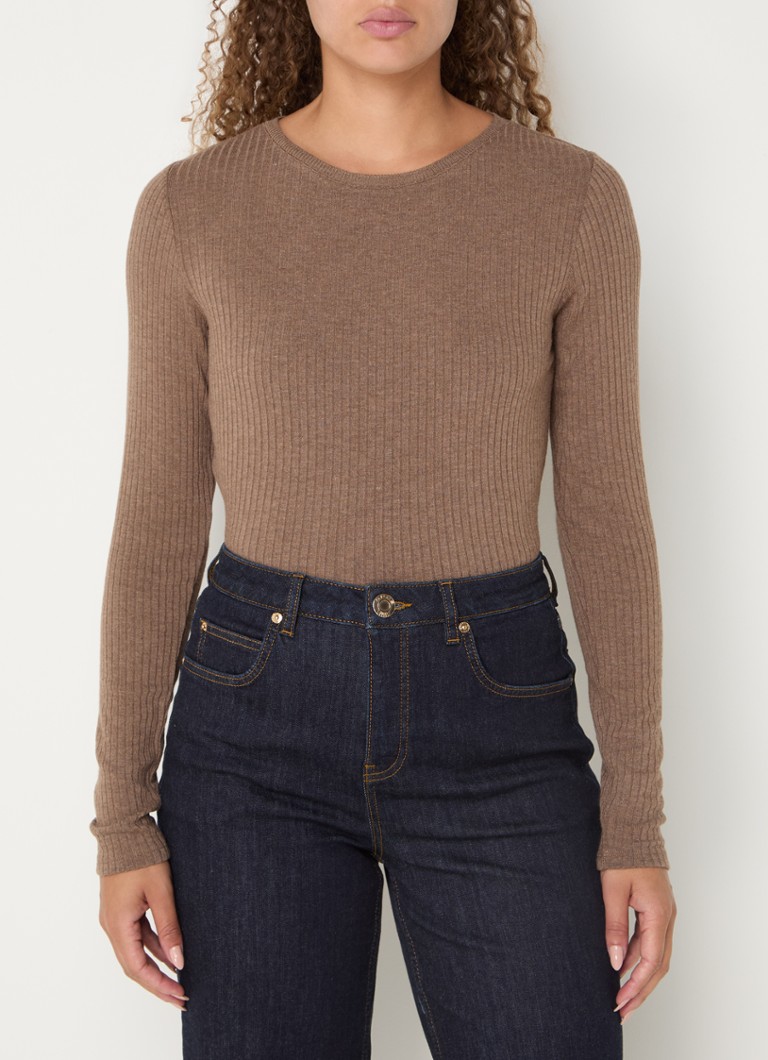 OPUS Sulikko ribbed stretch long sleeve