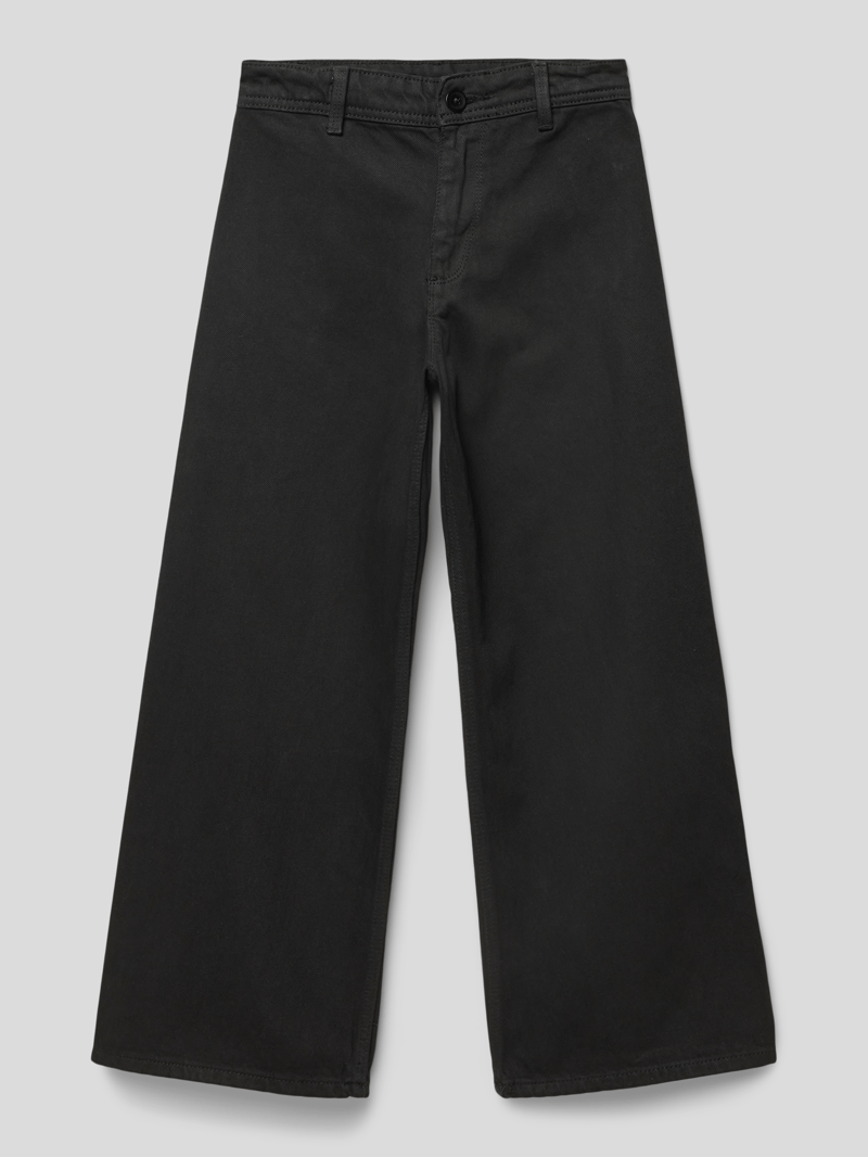 Jeans aus Baumwolle Modell 'BULL' in schwarz