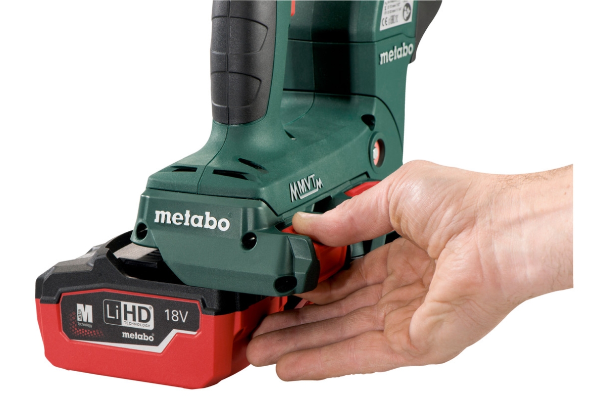 Metabo 600796810 KHA 36-18 LTX 32 2 x 18V Accu combihamer SDS-Plus + 4 x accu 18V 8,0Ah LiHD in Metaloc 600796810