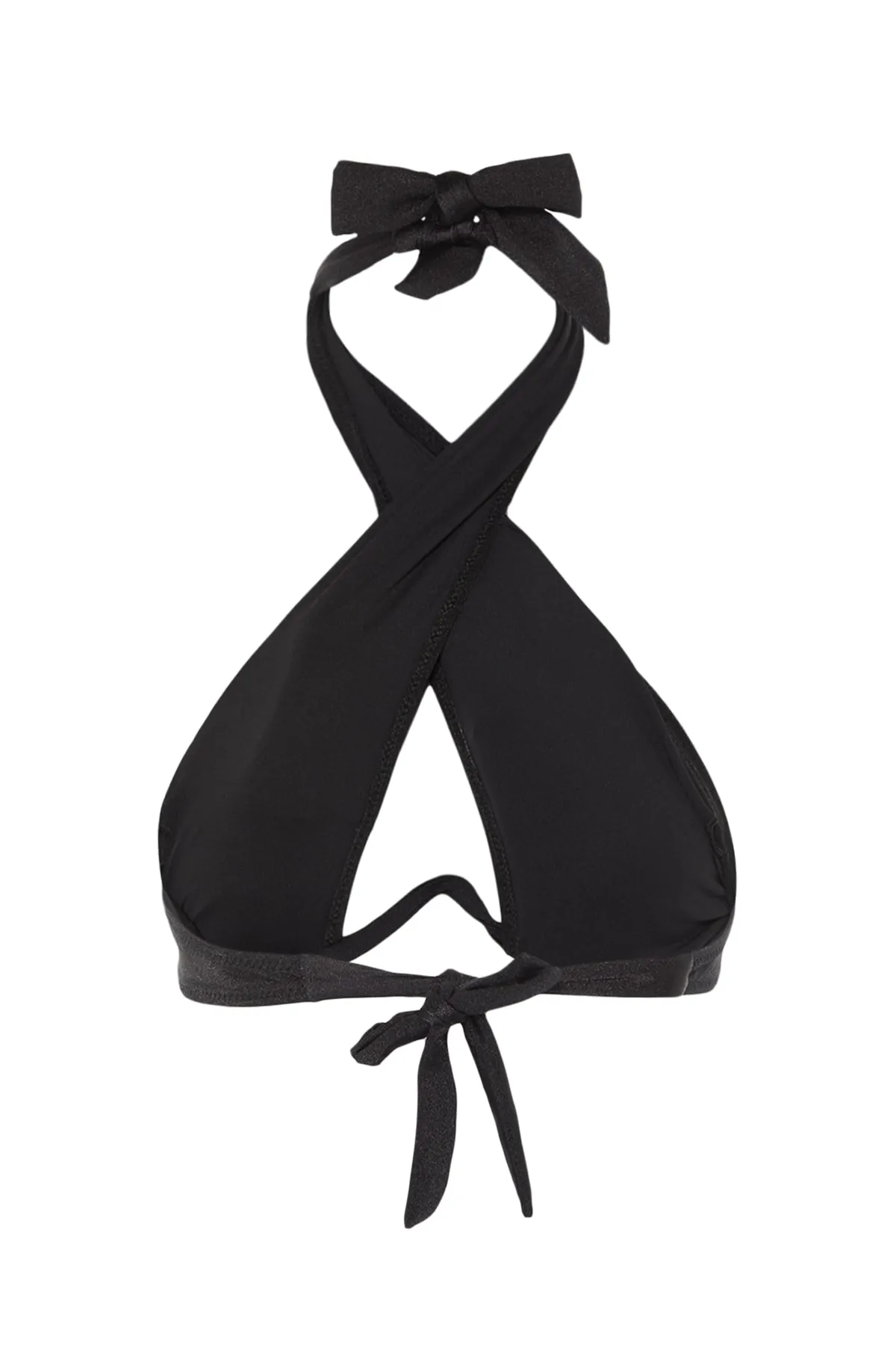 Trendyol Collection  Schwarzes Balconette-Bikinioberteil mit umgekehrtem V-Bügel TBESS22BU0203