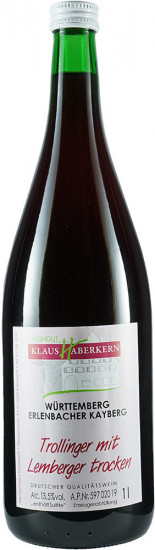 2021 Trollinger mit Lemberger trocken 1,0 L - Weingut Klaus Haberkern