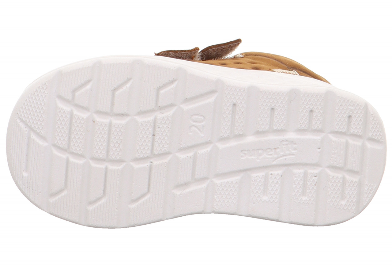 BREEZE - Braun/Gelb Sneaker low mit Klettverschluss